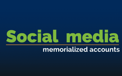 Memorializing social media accounts