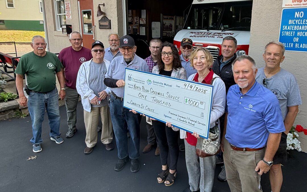 Supporting Our Local Heroes: $1,000 Donation to North Penn Goodwill Service, Inc.